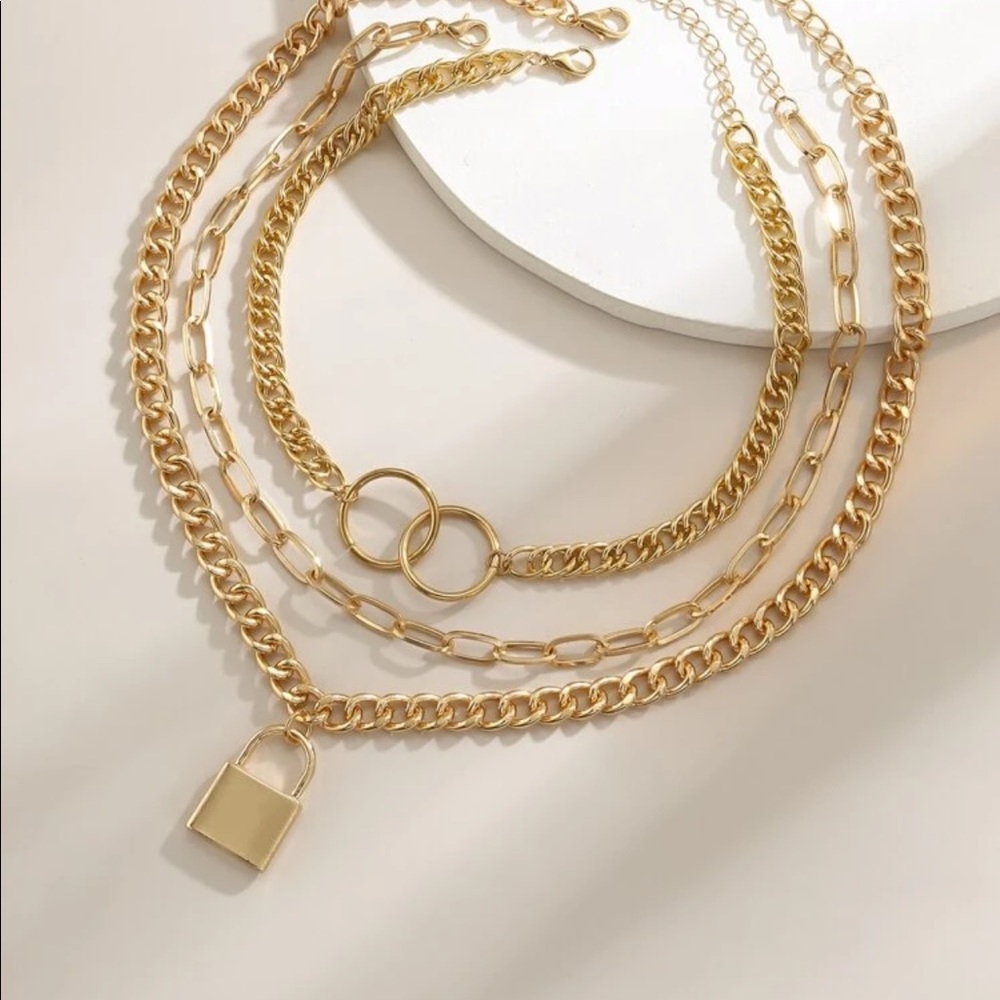 ¥18k Gold Cunan Link Chain Neckalce